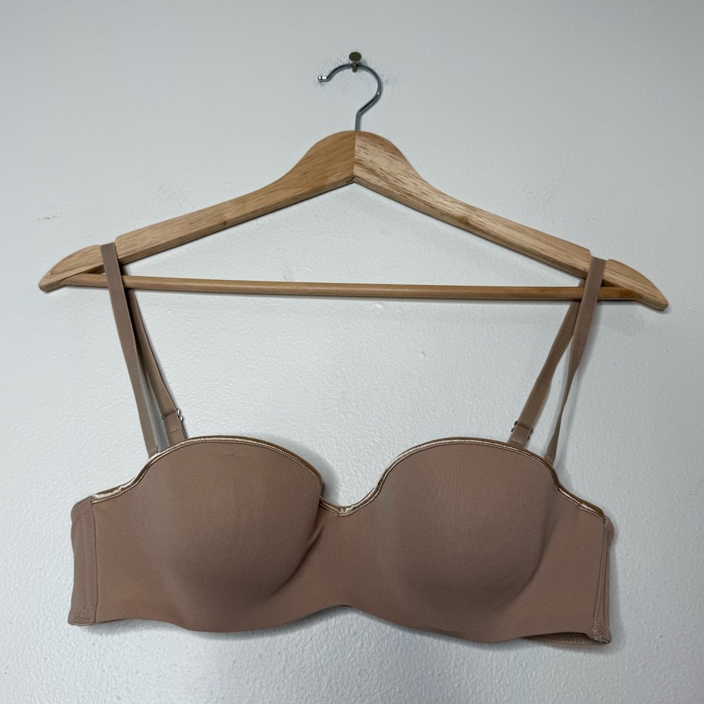 Natori Padded Balconette Bra in tan beige size 34A